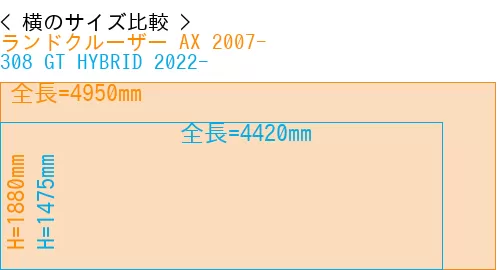#ランドクルーザー AX 2007- + 308 GT HYBRID 2022-